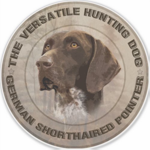 The Versatile Hunting Dog Sticker