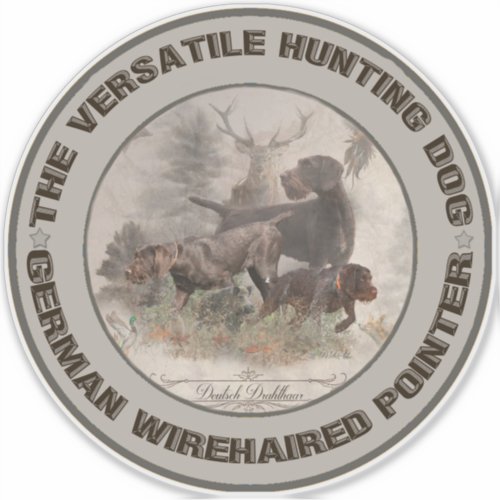 The Versatile Hunting Dog Sticker