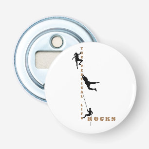 The Vertical Life - Rock Climbing Design Bottle Opener