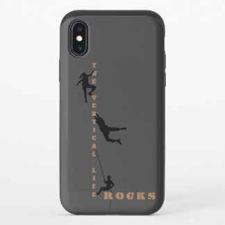 The Vertical Life - Rock Climbing Design iPhone X Slider Case