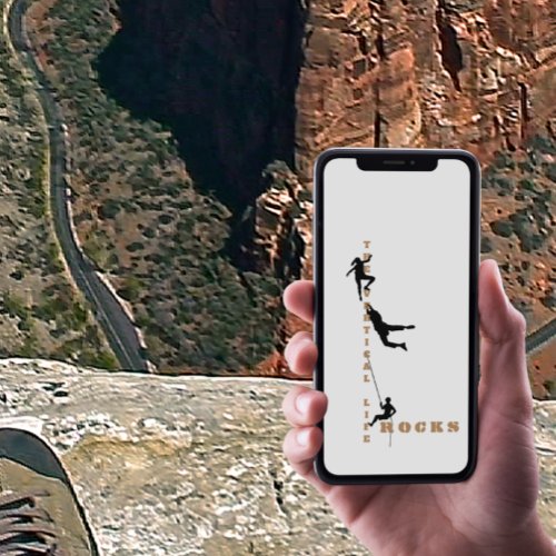 The Vertical Life _ Rock Climbing Design iPhone X Slider Case