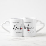 The Very Best Mom And Dad In The World With Love Coffee Mug Set at Zazzle