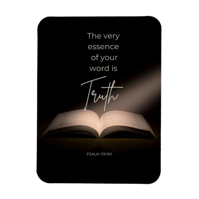 The Very Essence of Your Word is Truth - Bible Magnet (Vertical)