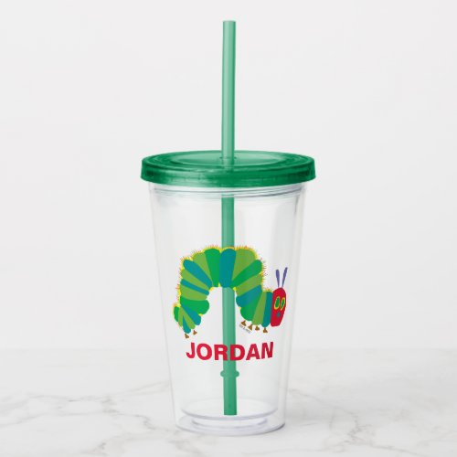 The Very Hungry Caterpillar _ Add Your Name Acrylic Tumbler