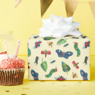 The Very Hungry Caterpillar Be Kind Pattern Wrapping Paper