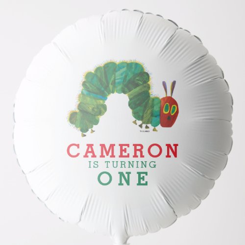 The Very Hungry Caterpillar Birthday Balloon