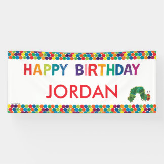 The Very Hungry Caterpillar Birthday Banner