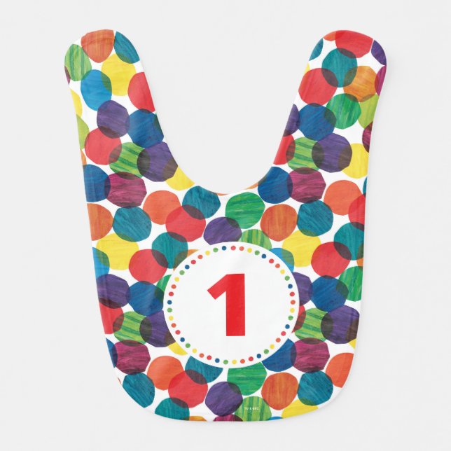 The Very Hungry Caterpillar Birthday Bib (Front)