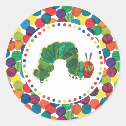 The Very Hungry Caterpillar Birthday Classic Round Sticker
