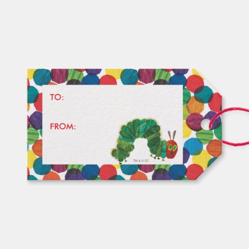 The Very Hungry Caterpillar Birthday Gift Tags