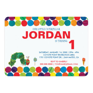 Very Hungry Caterpillar Invitations Zazzle