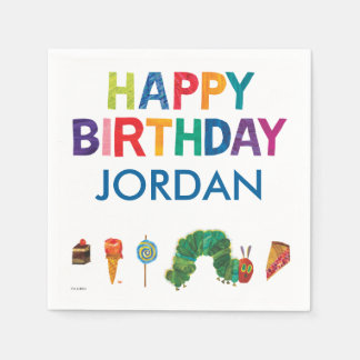 The Very Hungry Caterpillar Birthday Paper Napkins
