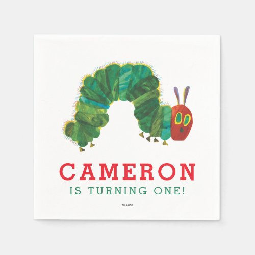 The Very Hungry Caterpillar Birthday Paper Napkins