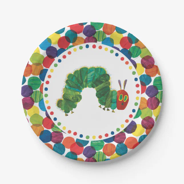 The Very Hungry Caterpillar Birthday Paper Plates | Zazzle