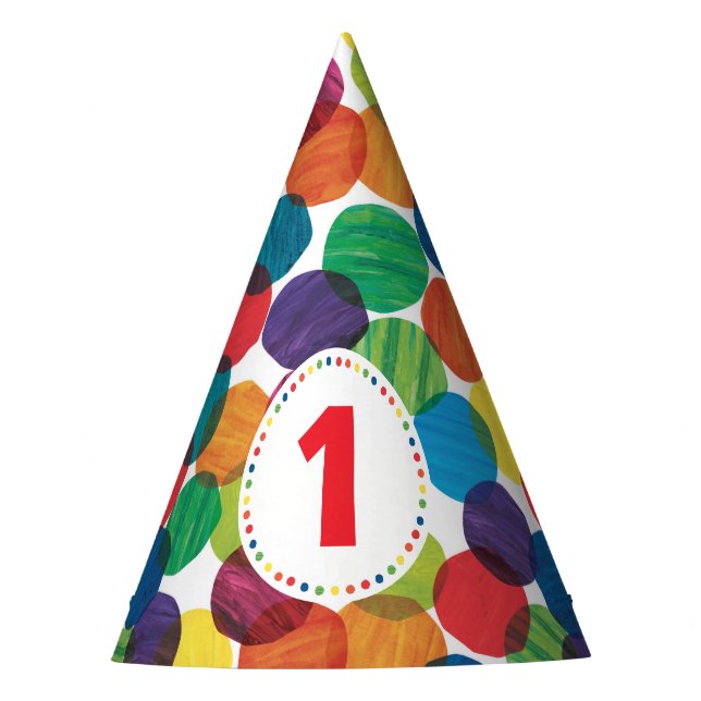 The Very Hungry Caterpillar Birthday Party Hat (Front)