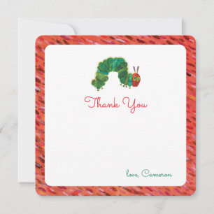 The Very Hungry Caterpillar Birthday   Thank You Card