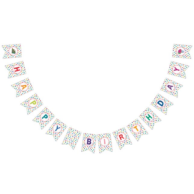 The Very Hungry Caterpillar Butterfly Birthday Bunting Flags (All)