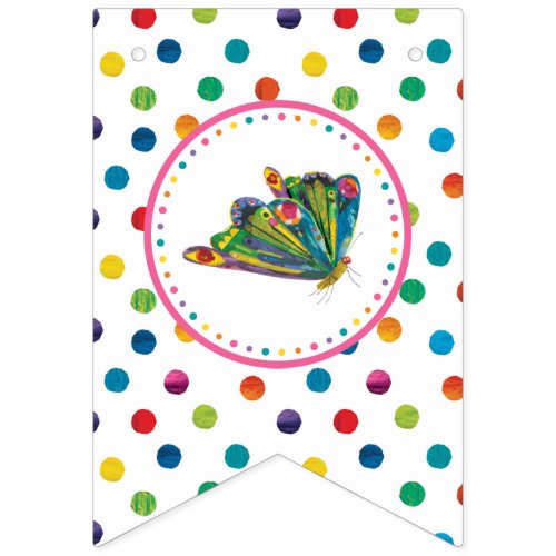 The Very Hungry Caterpillar Butterfly Birthday Bunting Flags