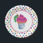 The Very Hungry Caterpillar Butterfly Birthday Paper Plates<br><div class="desc">Add a touch of enchantment to your party table with The Very Hungry Caterpillar Birthday Paper Plates! These plates feature Eric Carle’s vibrant caterpillar alongside colorful polka dots making them perfect for serving cake, snacks, or appetizers. Designed to bring the magic of The Very Hungry Caterpillar to life, these plates...</div>