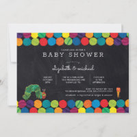 The Very Hungry Caterpillar Chalkboard Baby Shower