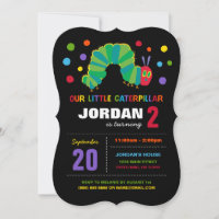 The Very Hungry Caterpillar Chalkboard Birthday