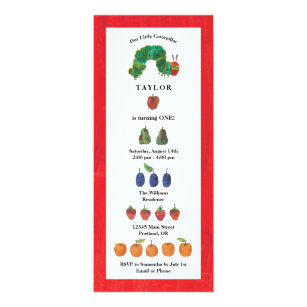 Very Hungry Caterpillar Invitations Zazzle