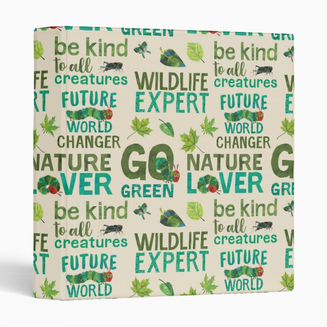 The Very Hungry Caterpillar Future World Changer 3 Ring Binder (Front/Spine)