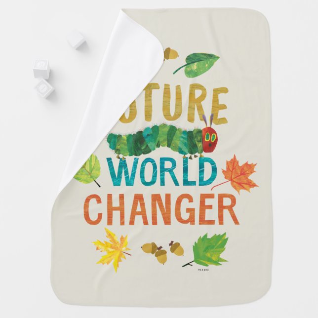 The Very Hungry Caterpillar Future World Changer Baby Blanket (In Situ)