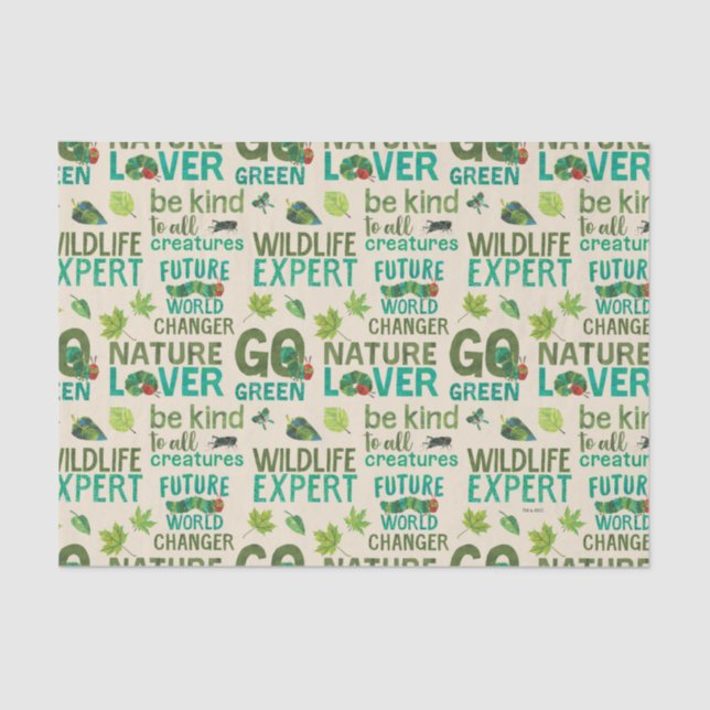 The Very Hungry Caterpillar Future World Changer Tissue Paper (Front)