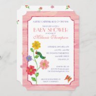 The Very Hungry Caterpillar | Girl Baby Shower Invitation