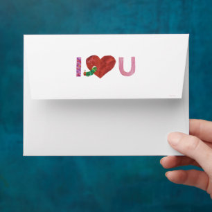 The Very Hungry Caterpillar I Heart You Envelope