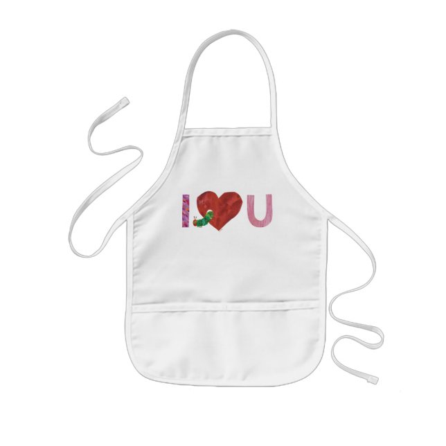 The Very Hungry Caterpillar | I Heart You Kids' Apron (Front)