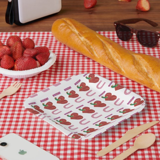 The Very Hungry Caterpillar | I Heart You Paper Plates (Picnic)