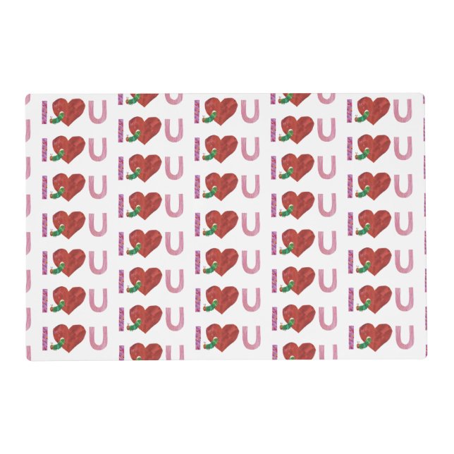 The Very Hungry Caterpillar | I Heart You Placemat (Front)