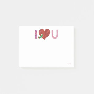 The Very Hungry Caterpillar   I Heart You Post-it Notes