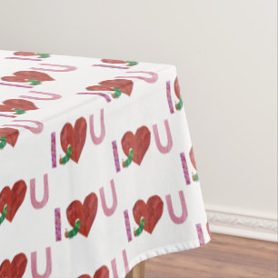 The Very Hungry Caterpillar I Heart You Tablecloth