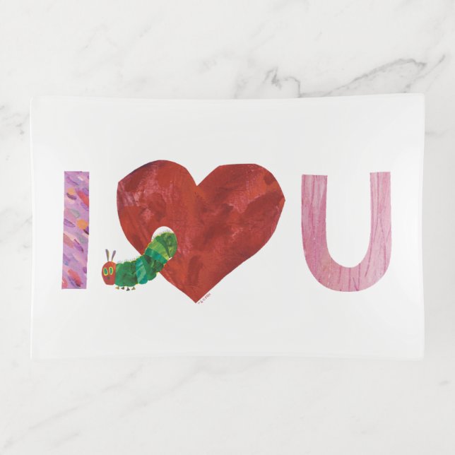 The Very Hungry Caterpillar | I Heart You Trinket Tray (Front)