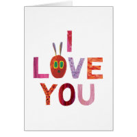 The Very Hungry Caterpillar | I Love You Card