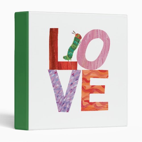 The Very Hungry Caterpillar  LOVE 3 Ring Binder