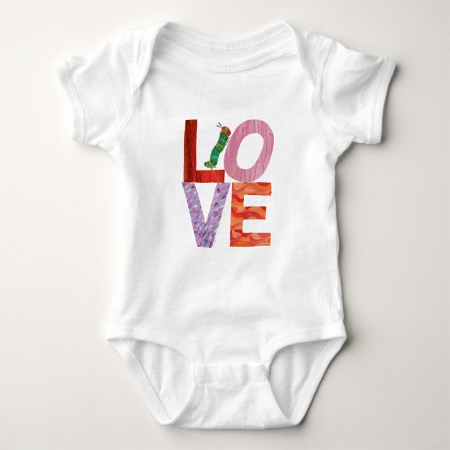 The Very Hungry Caterpillar | LOVE Baby Bodysuit (Front)