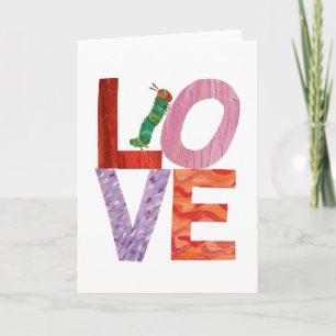The Very Hungry Caterpillar LOVE Card