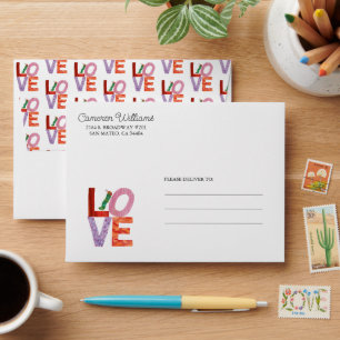 The Very Hungry Caterpillar LOVE Envelope