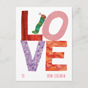 The Very Hungry Caterpillar LOVE Holiday Postcard