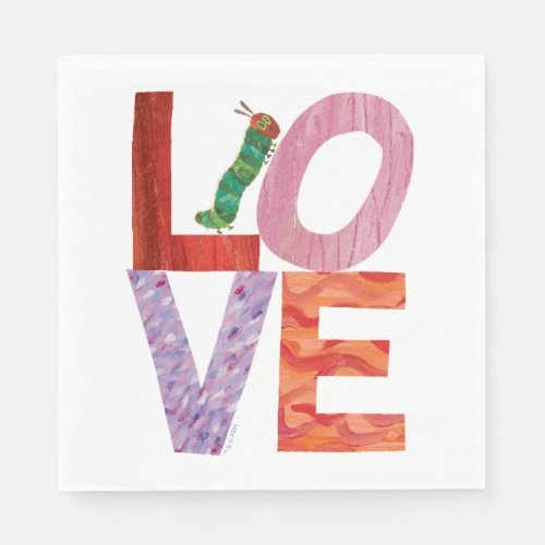The Very Hungry Caterpillar  LOVE Napkins