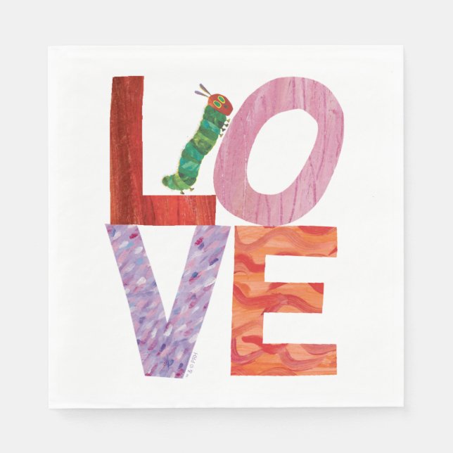 The Very Hungry Caterpillar | LOVE Napkins (Front)