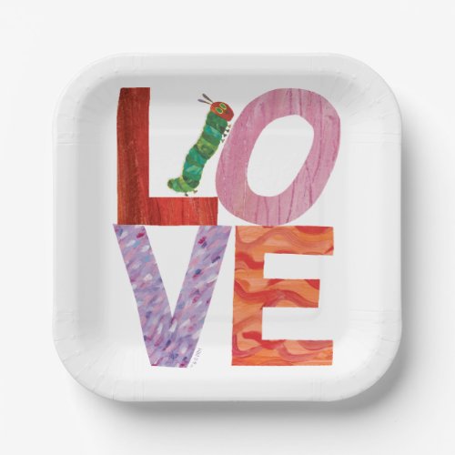 The Very Hungry Caterpillar  LOVE Paper Plates