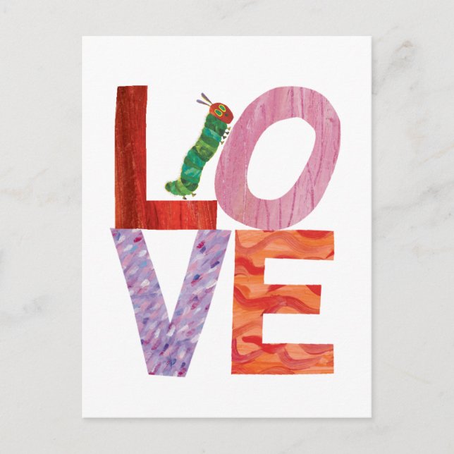 The Very Hungry Caterpillar | LOVE Postcard (Front)