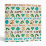 The Very Hungry Caterpillar Peace Love Earth 3 Ring Binder