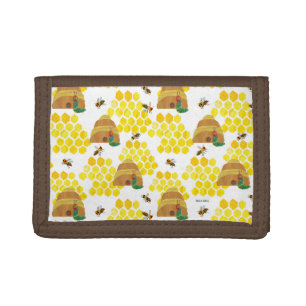 The Very Hungry Caterpillar Save the Bees Pattern Tri-fold Wallet
