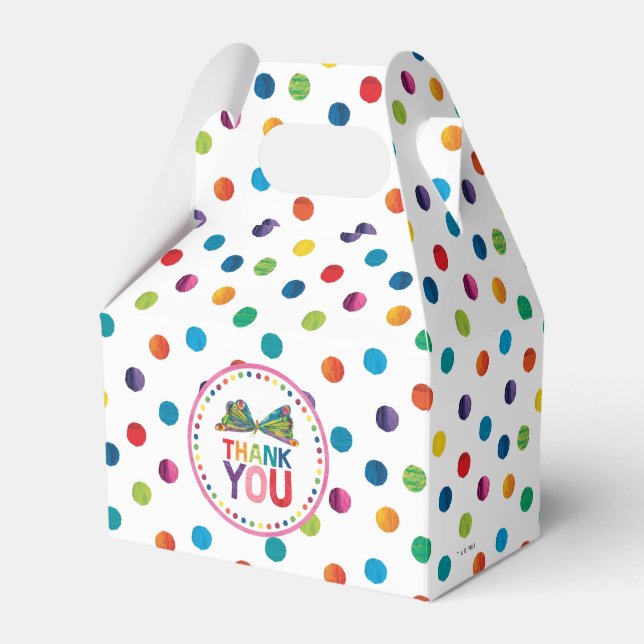 The Very Hungry Caterpillar | Thank You Favor Boxes (Front Side)